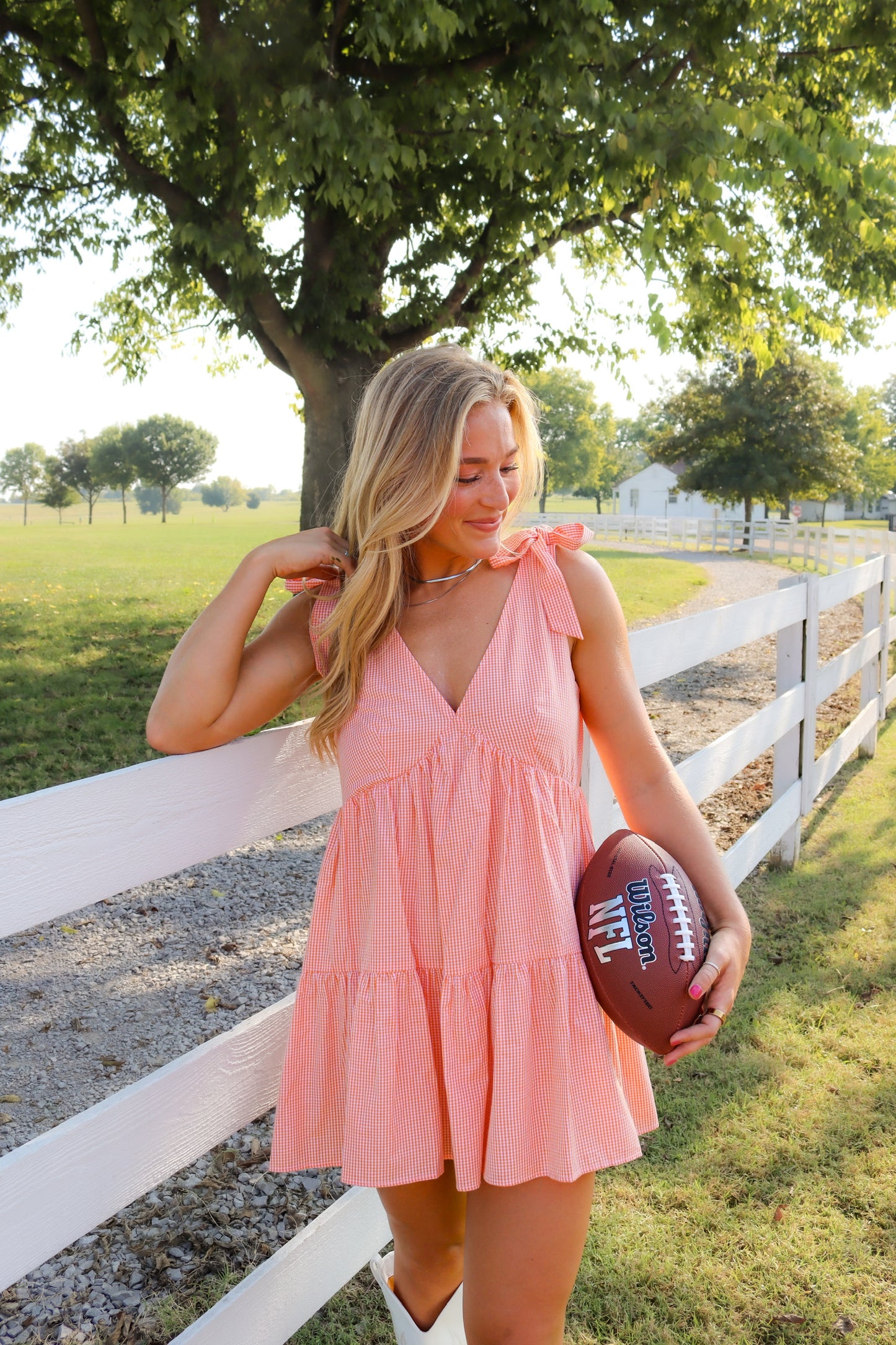TN Vols Gingham Dress