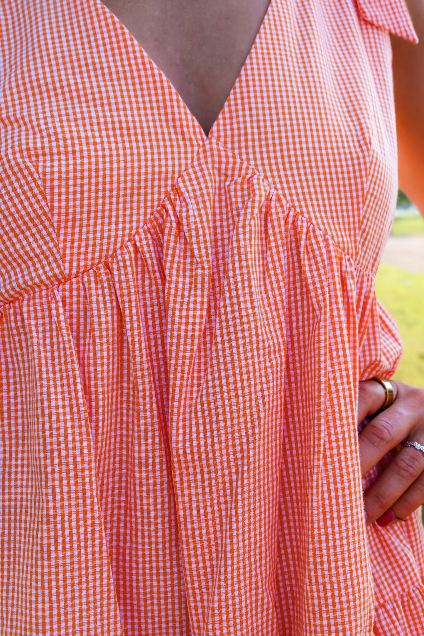 TN Vols Gingham Dress