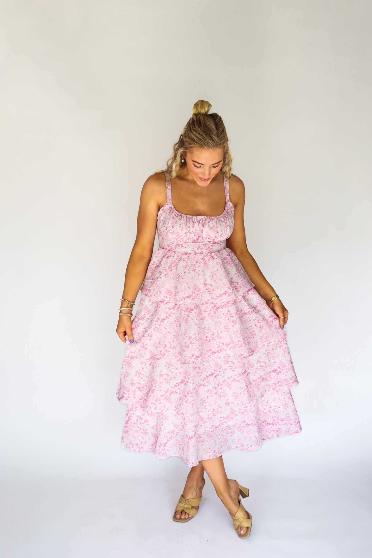 Pretty in Pink Tier Dress