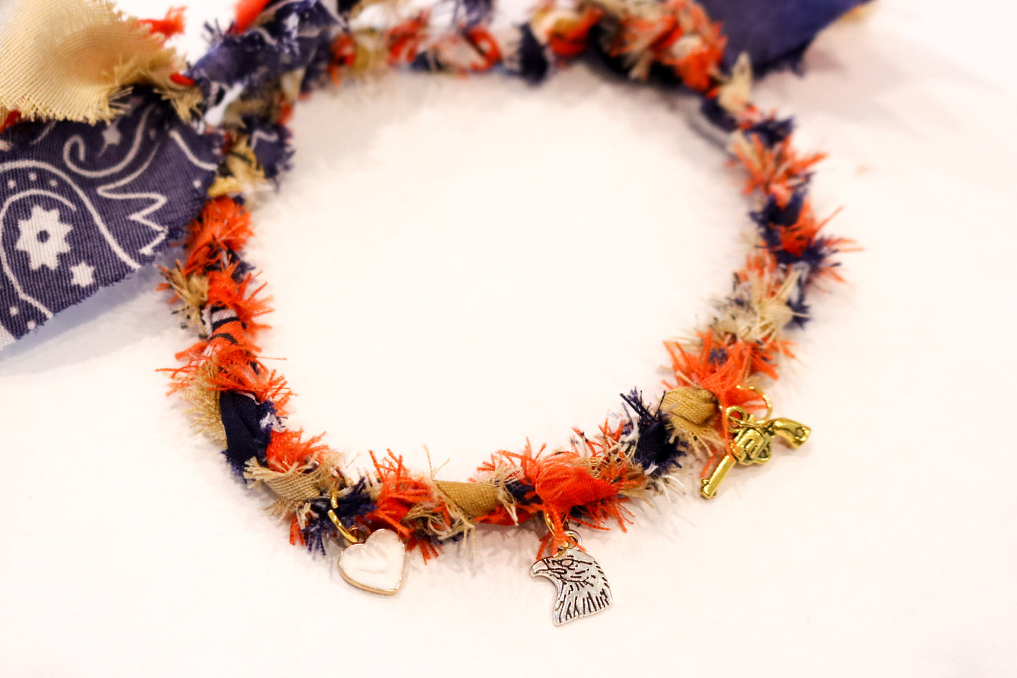 Team Spirt Charm Necklace - Auburn