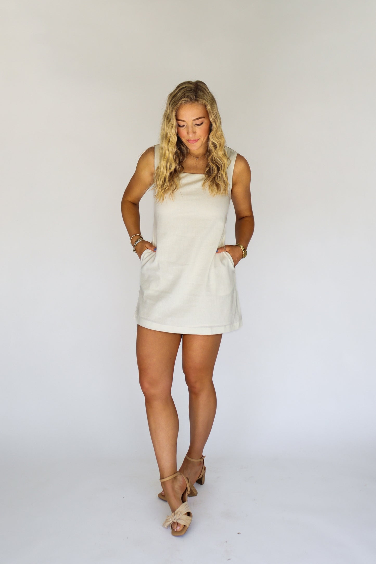 Wife Me Up Mini Dress - White