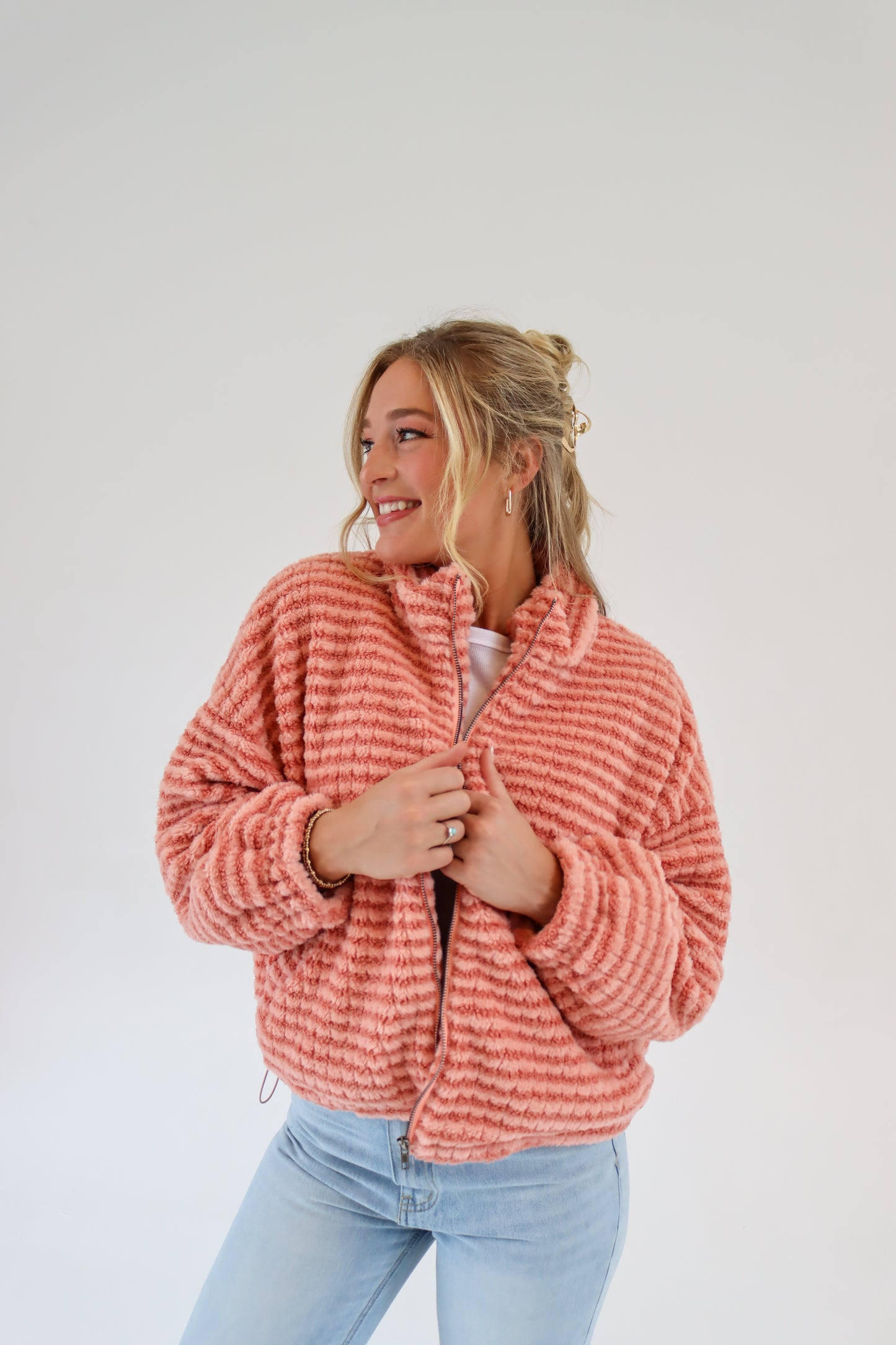 Terracotta Puffer Jacket