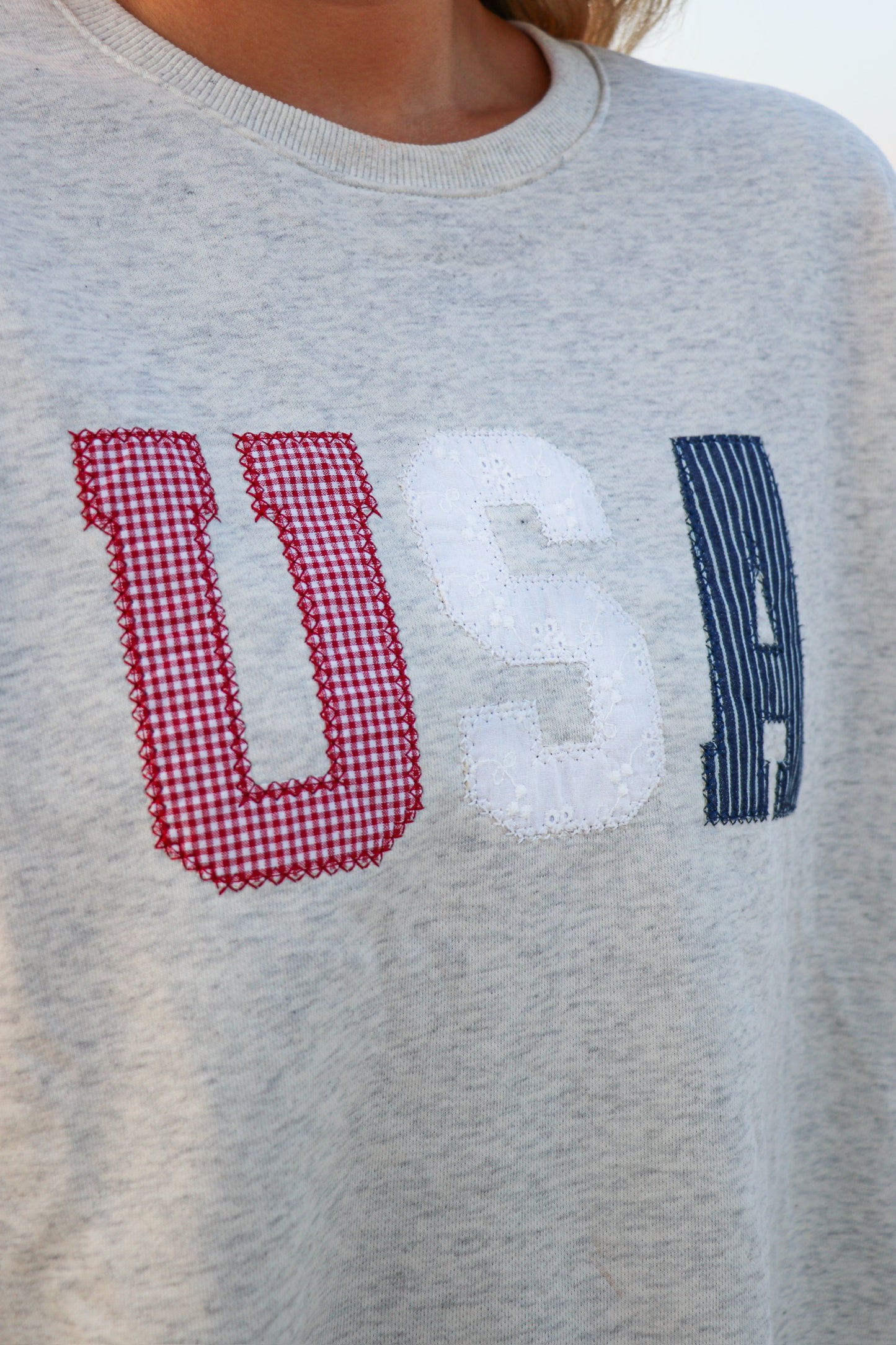 USA Cropped Sweatshirt
