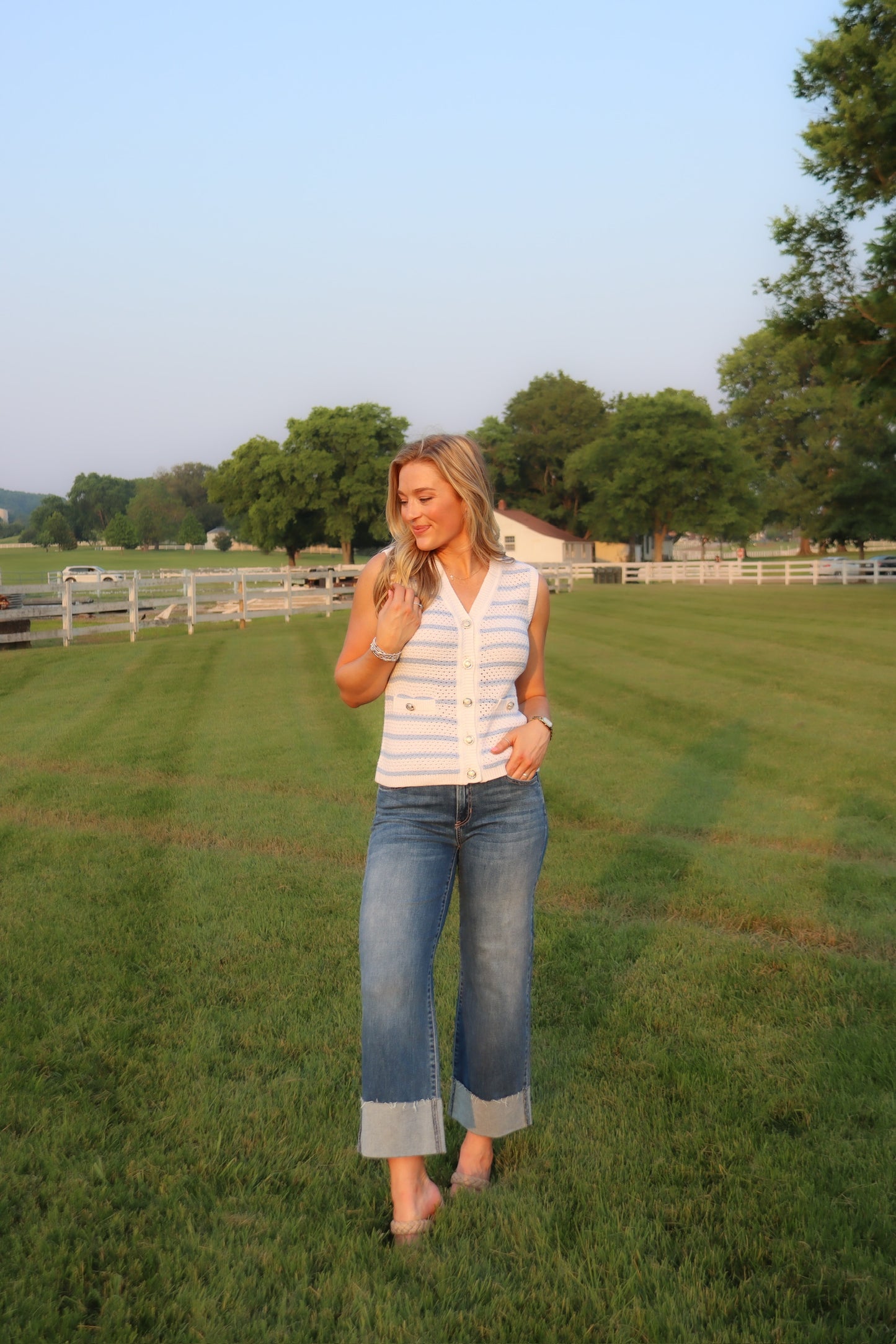 Rosie Girl Denim Cuffed Jeans