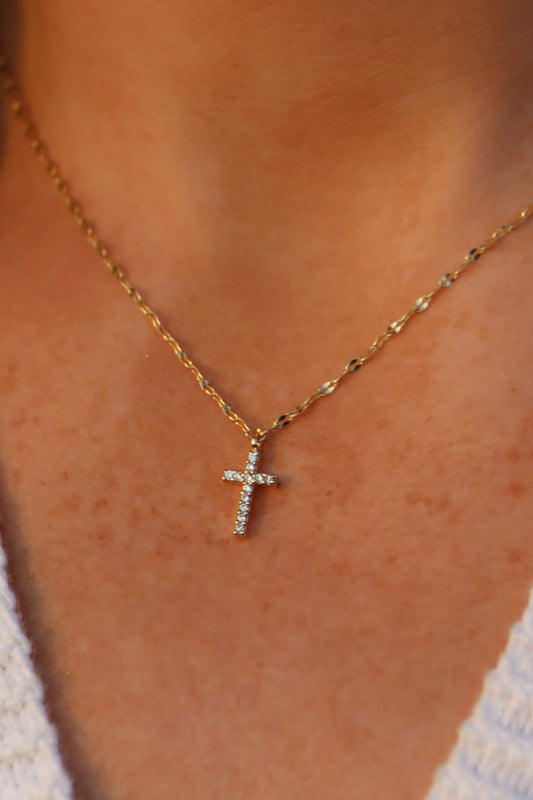 Forever In Faith Gold Necklace