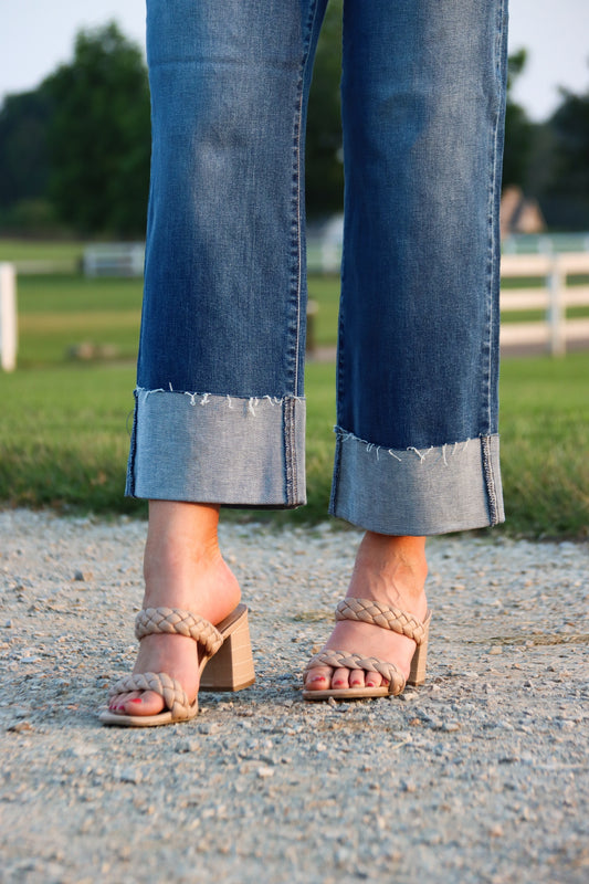 Rosie Girl Denim Cuffed Jeans
