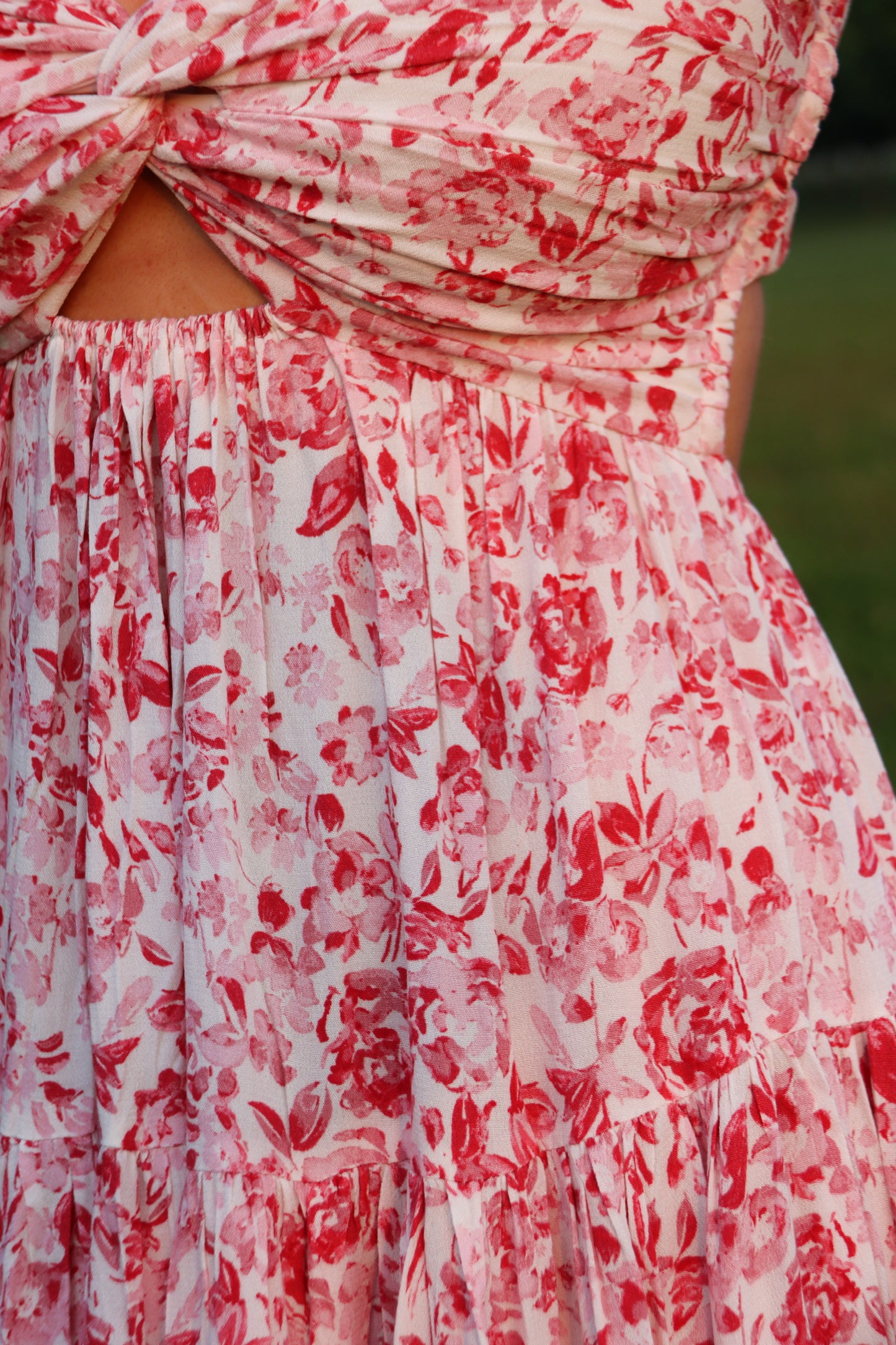 Golden Hour Dreams Strapless Dress