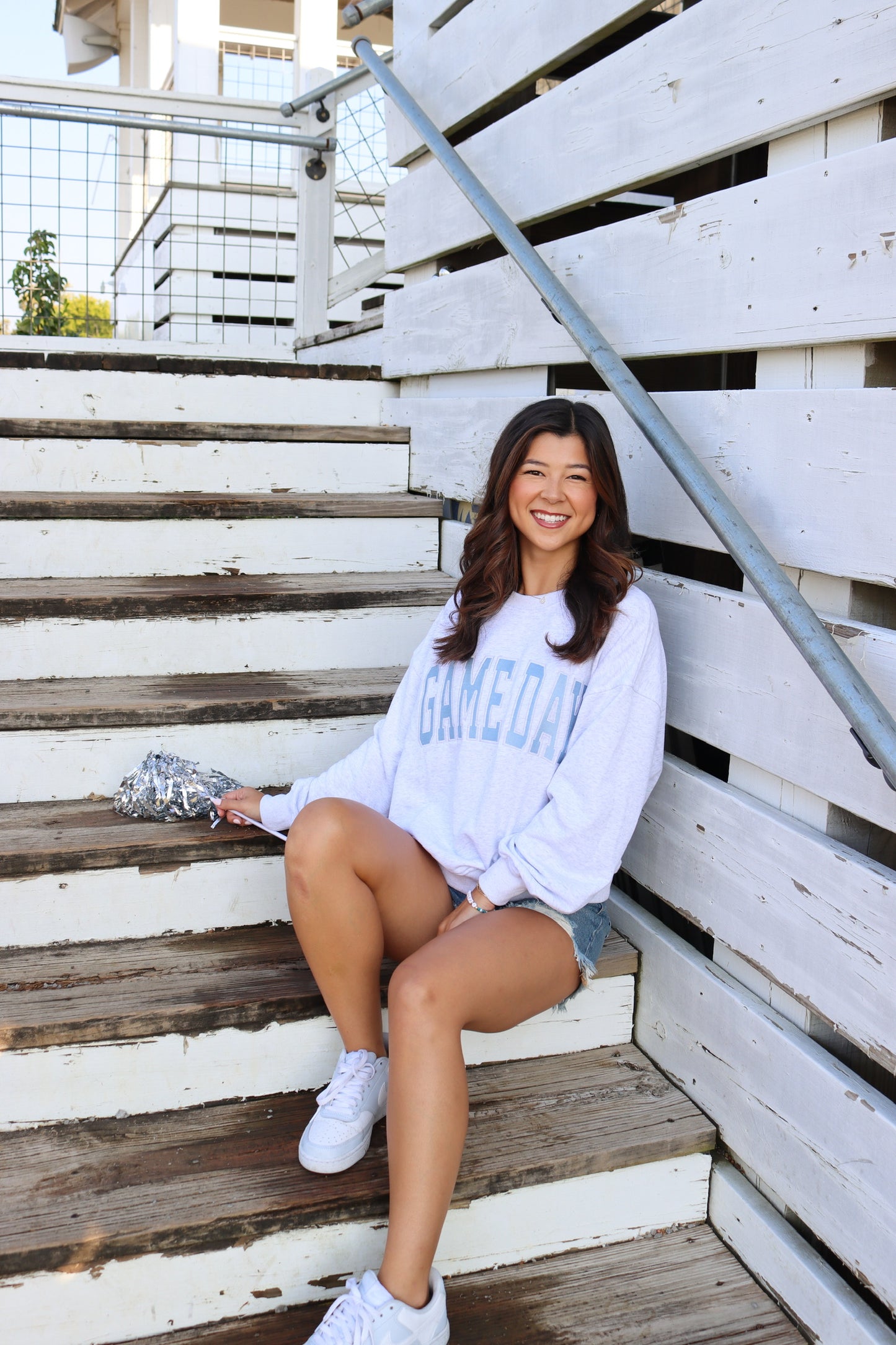 Game Day Baby Blue Sweatshirt