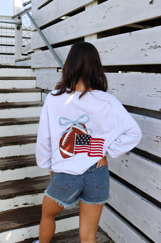 Game Day Baby Blue Sweatshirt