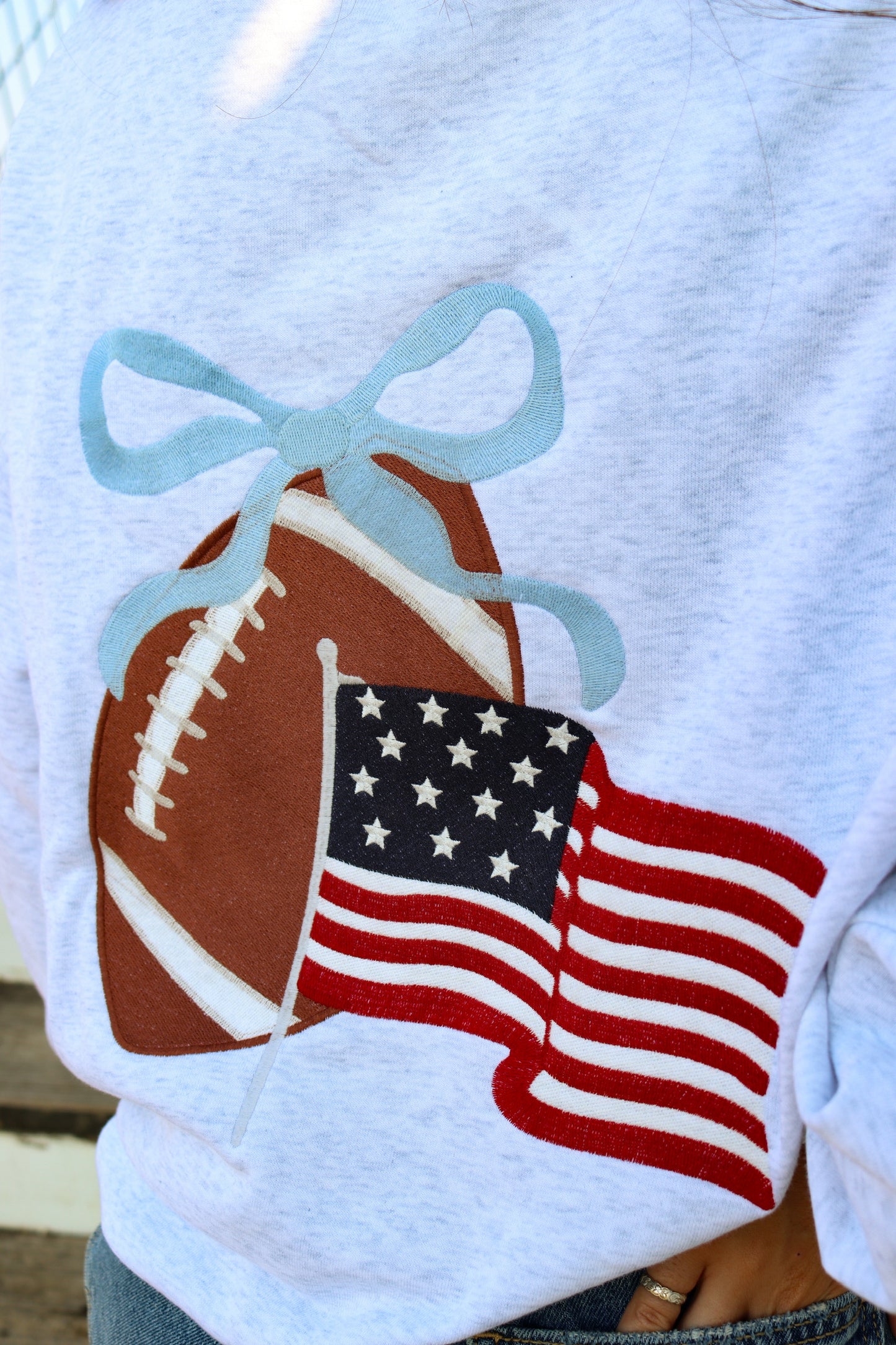Game Day Baby Blue Sweatshirt