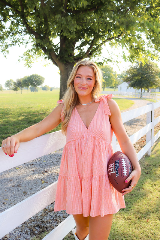 TN Vols Gingham Dress