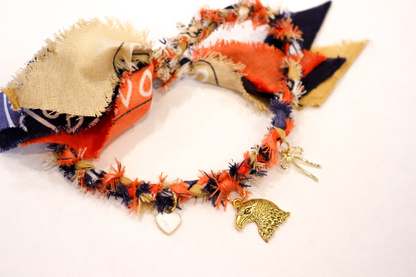 Team Spirt Charm Necklace - Auburn