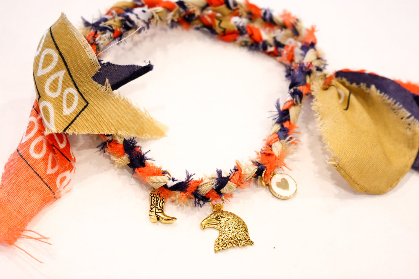 Team Spirt Charm Necklace - Auburn