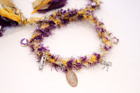 Team Spirit Charm Necklace - LSU