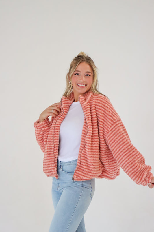 Terracotta Puffer Jacket