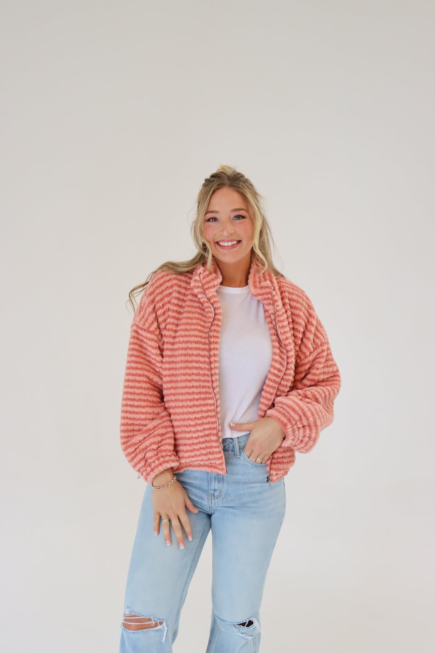 Terracotta Puffer Jacket