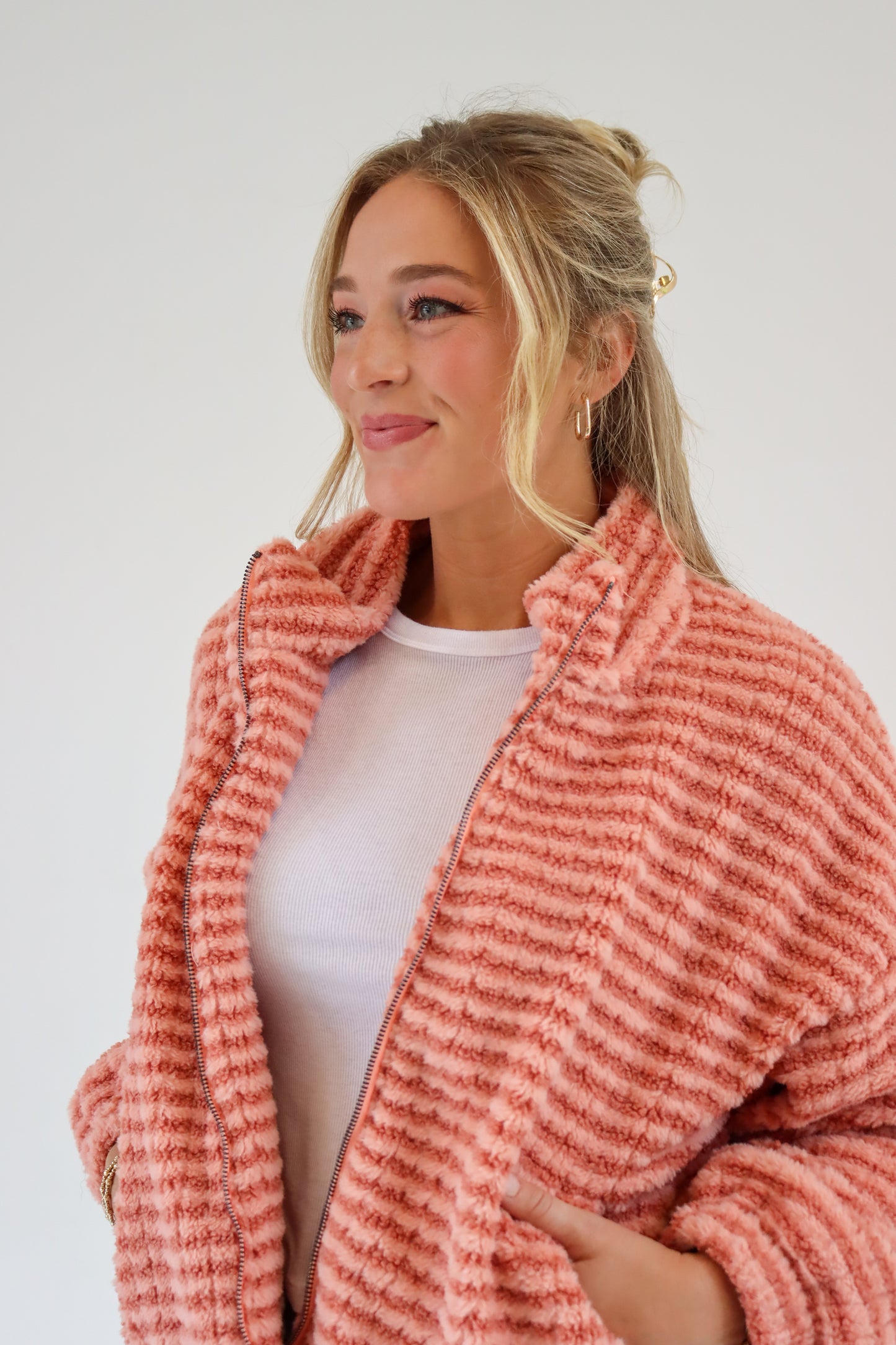 Terracotta Puffer Jacket