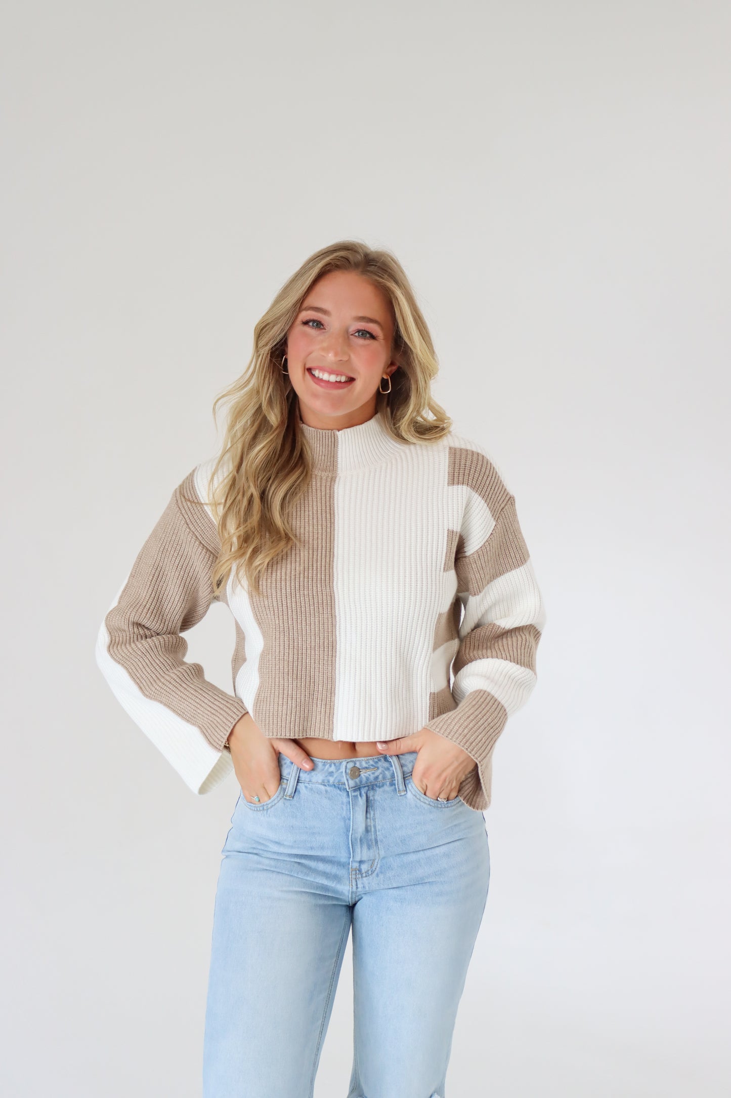 Take Me Out Cropped Sweater