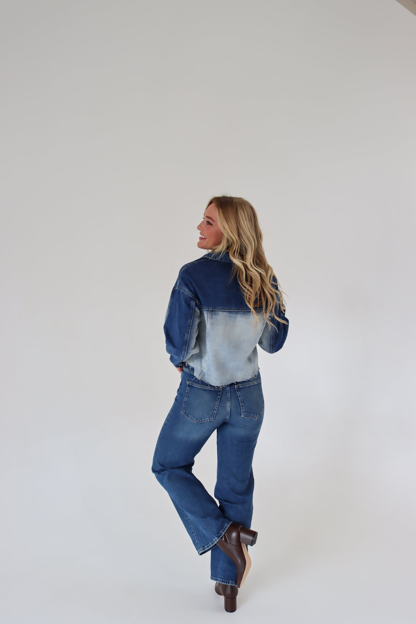 Two Tone Denim Jacket