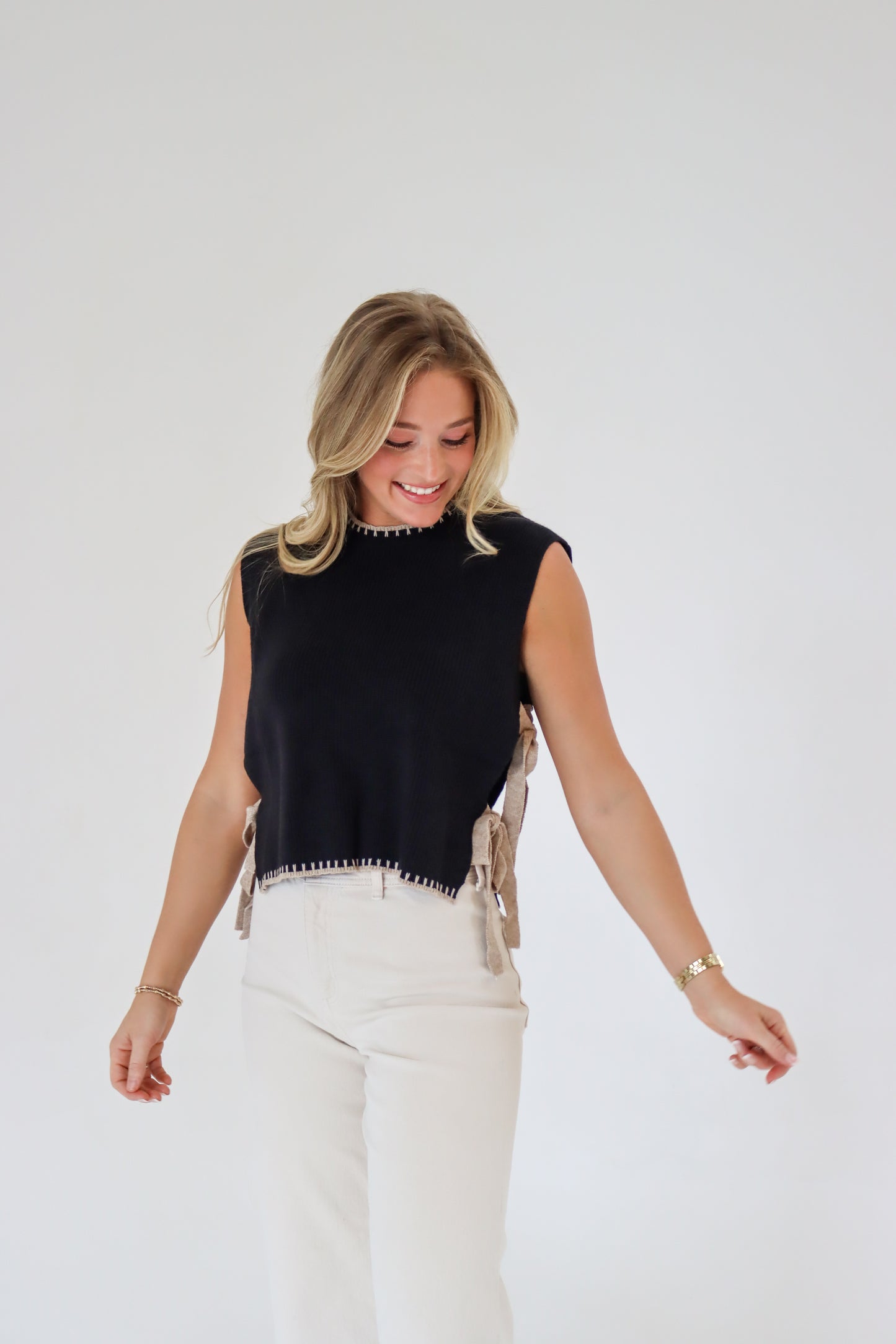 Sweetness Box Shoulder Sweater