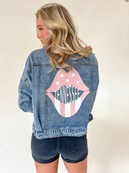 Nashville Lip Denim Jacket