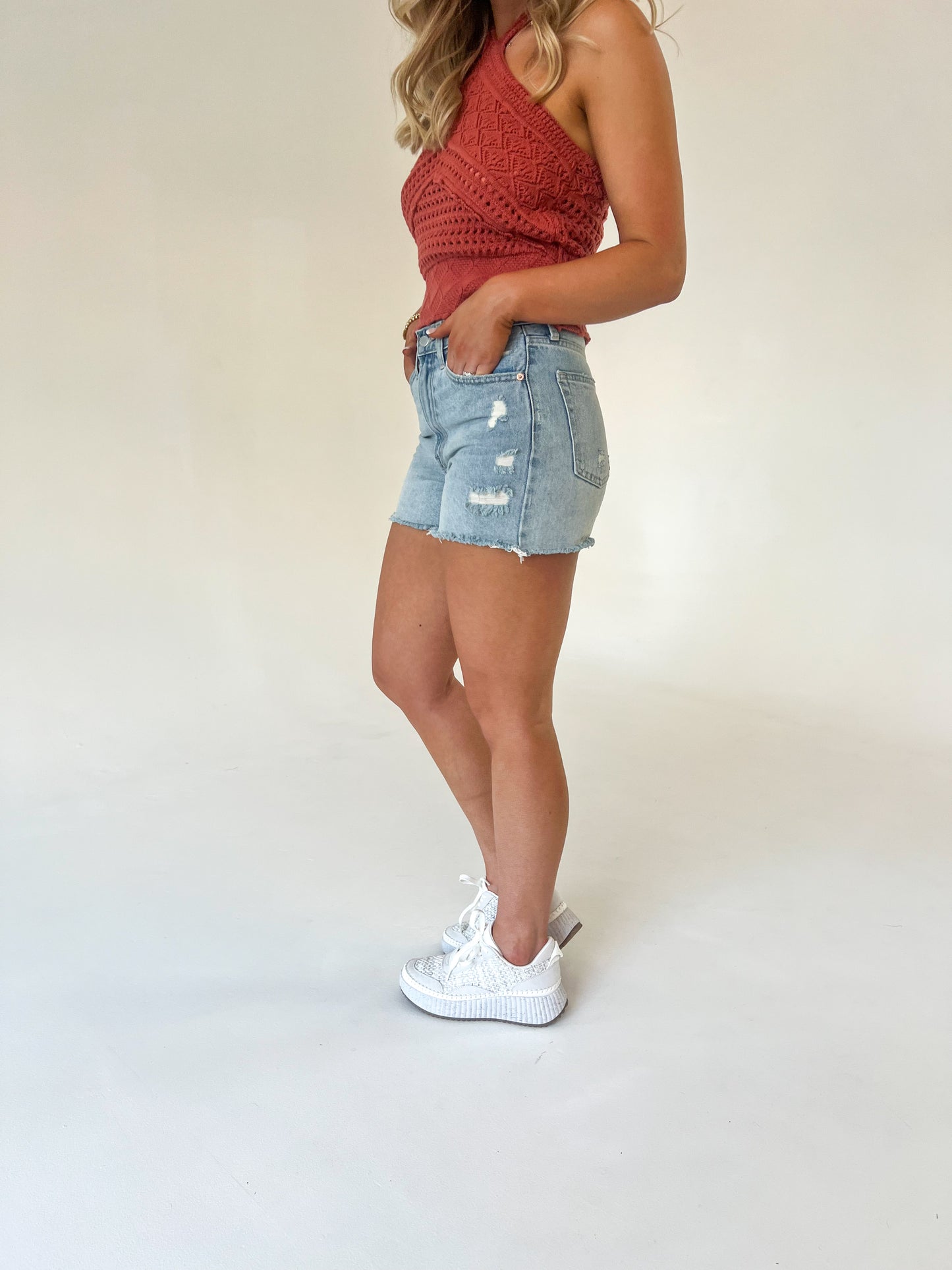 Annie Darling Denim Shorts