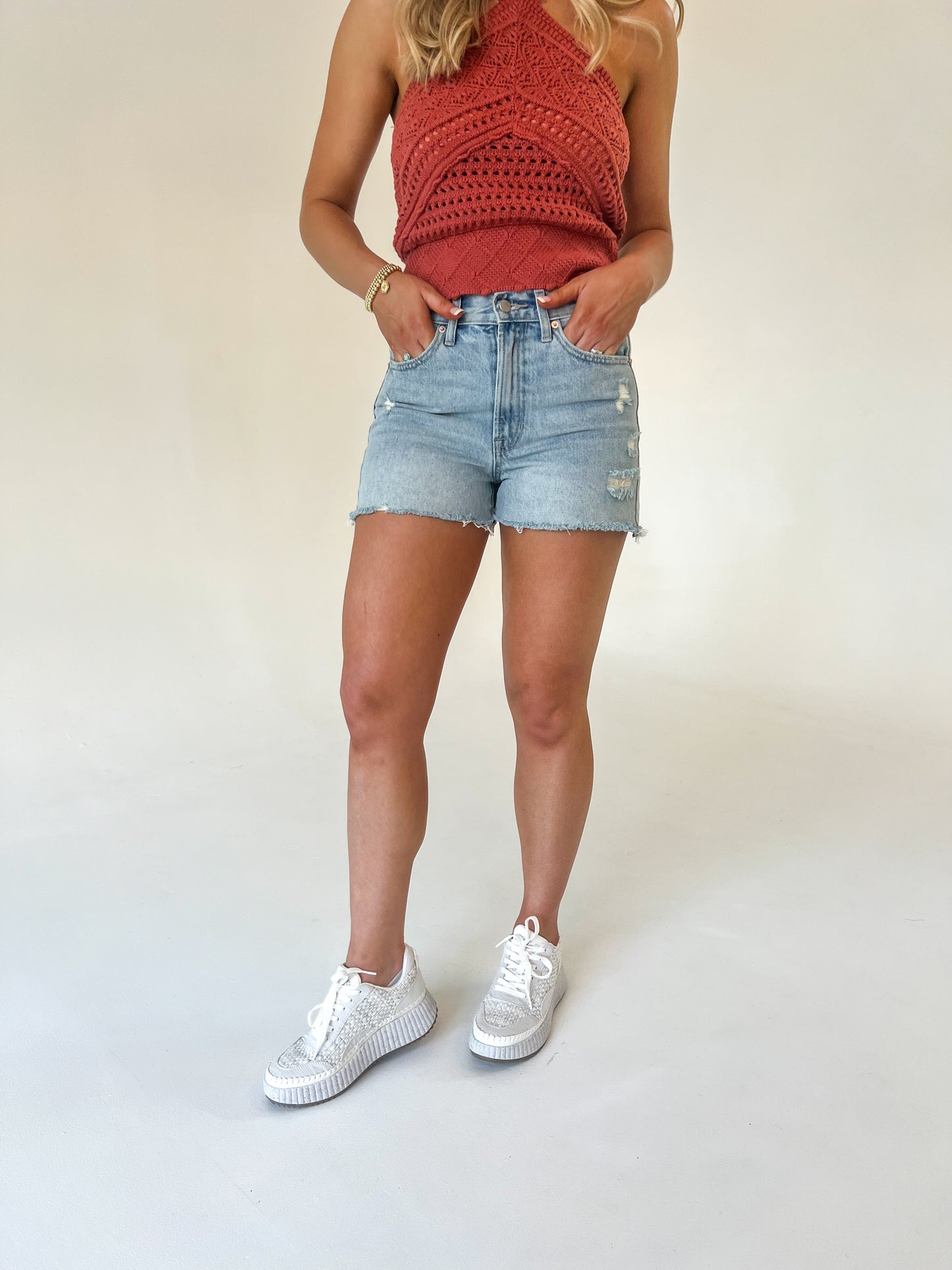 Annie Darling Denim Shorts