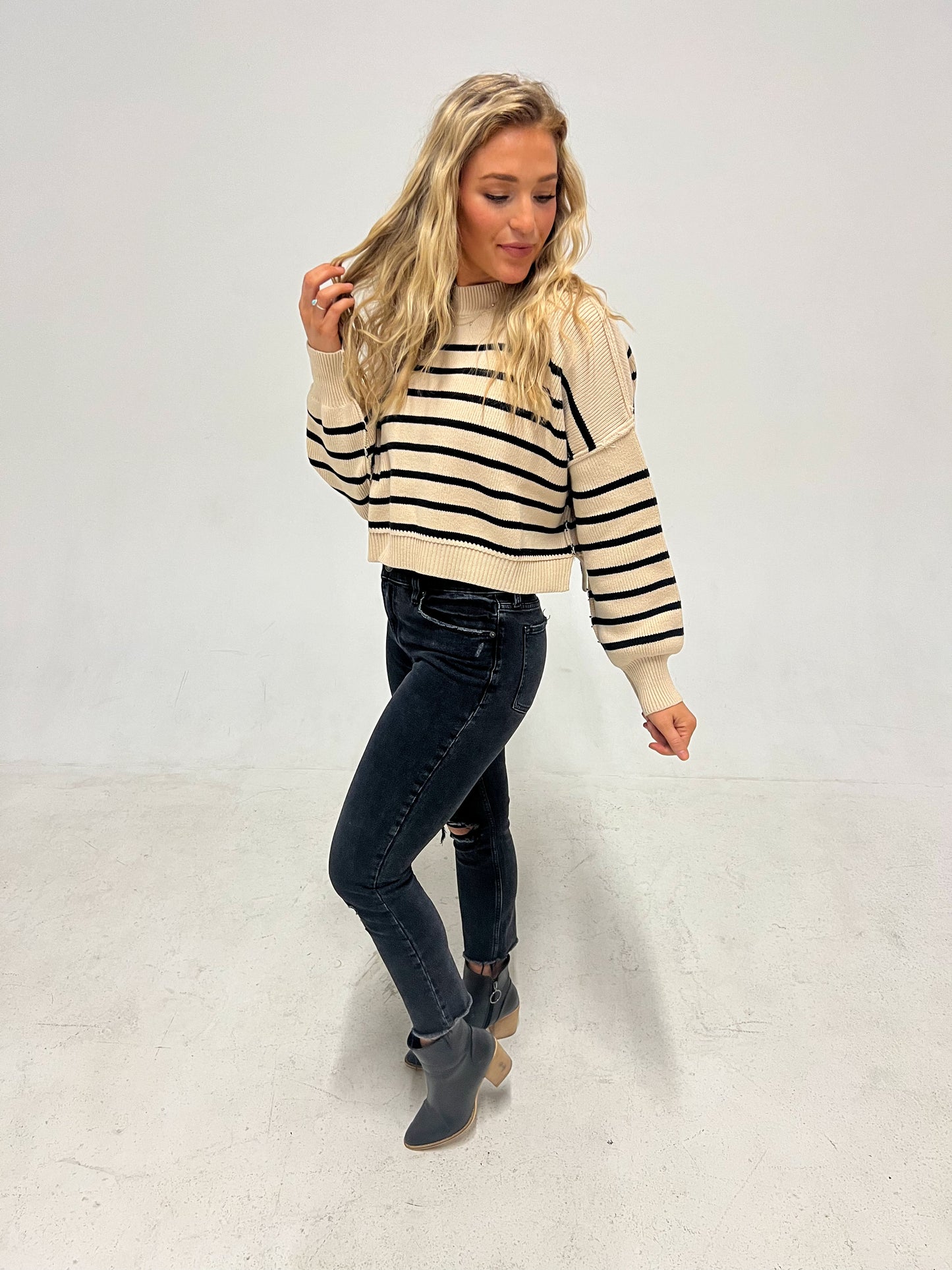 Layla Striped Sweater