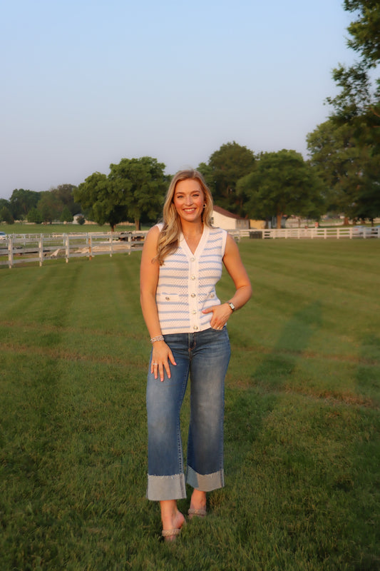Rosie Girl Denim Cuffed Jeans