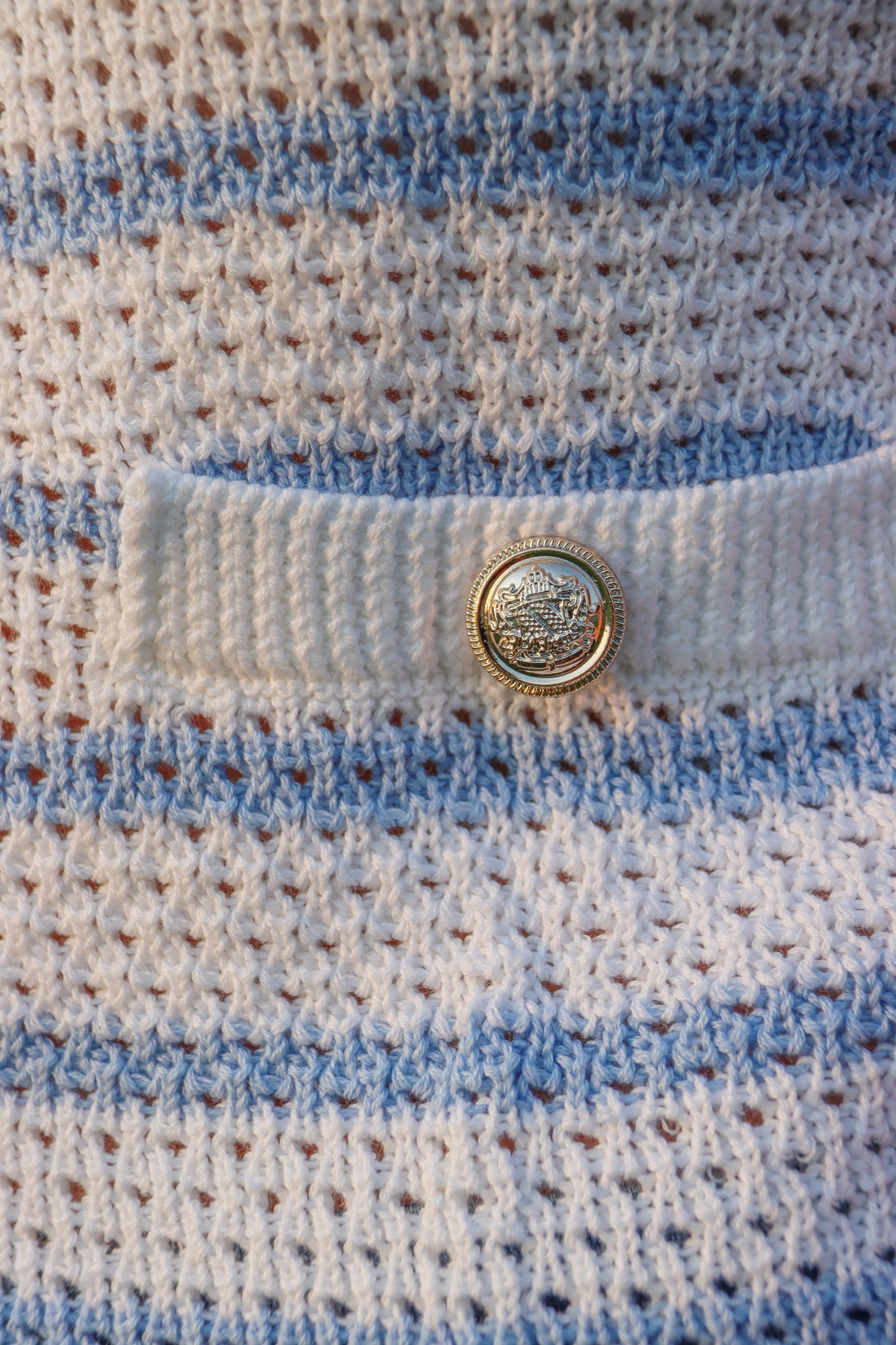 Keepin It Classy Light Blue Button Vest