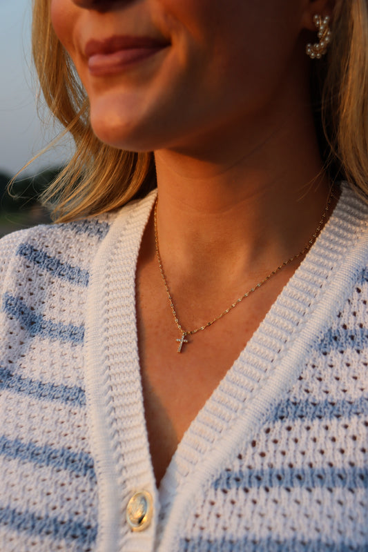 Forever In Faith Gold Necklace