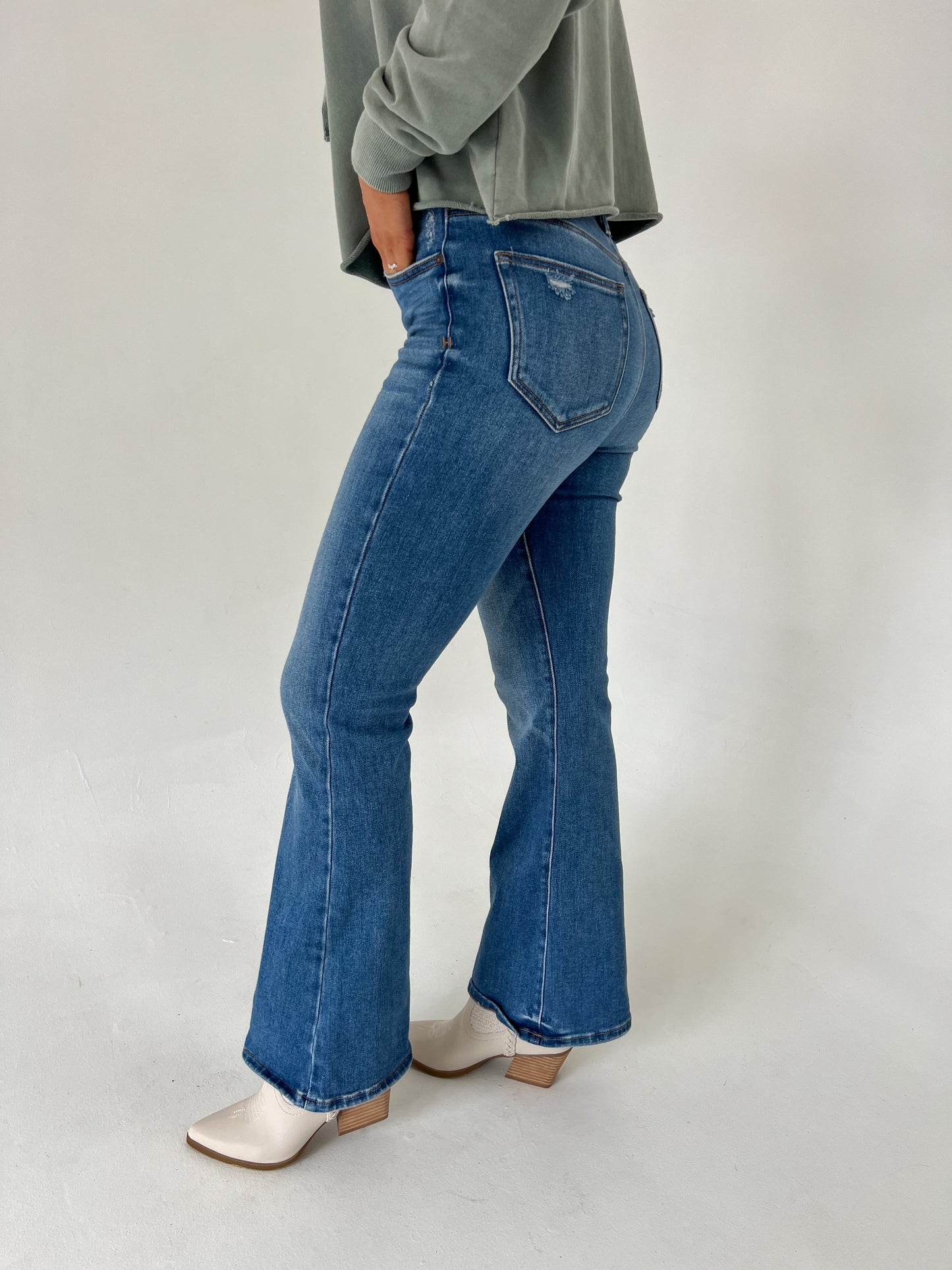 Josie High Rise Boot Cut Jean