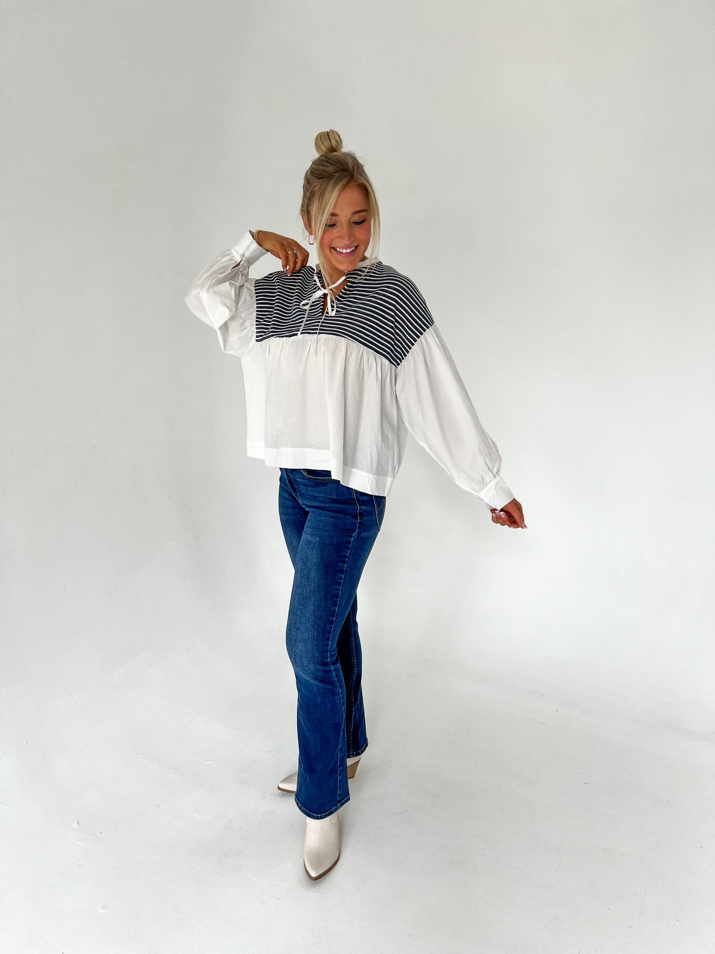 Hey You Long Sleeve Blouse