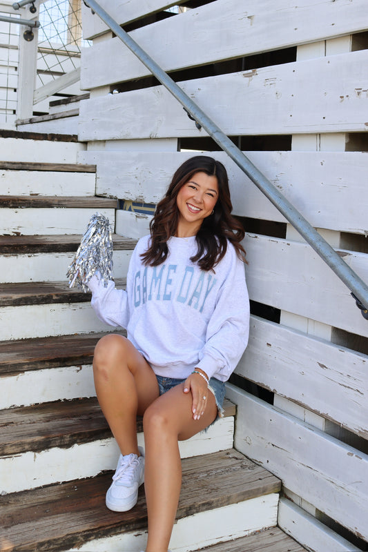Game Day Baby Blue Sweatshirt