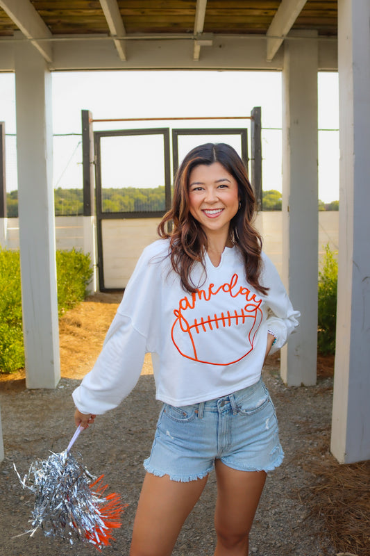 Go Big Orange - Cropped Sweatshirt