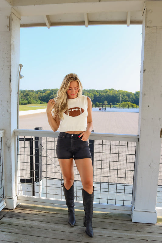 Sequin Football Top